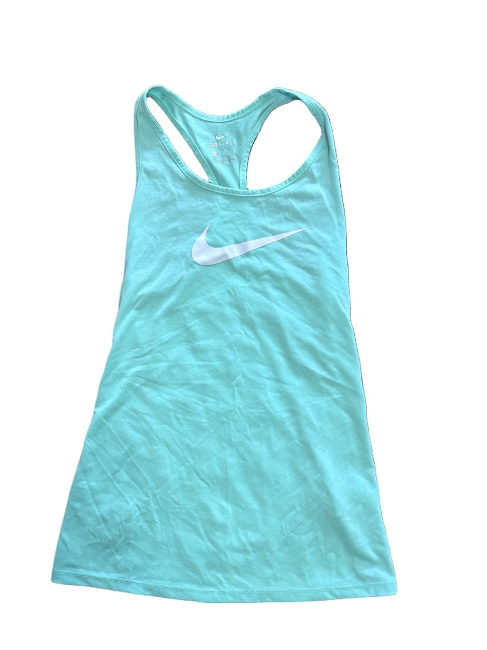 Nike Dri-FIT Tank Top - Aqua Blue green XS